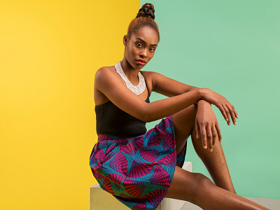 Yala Photoshoot art direction colour fashion model startup