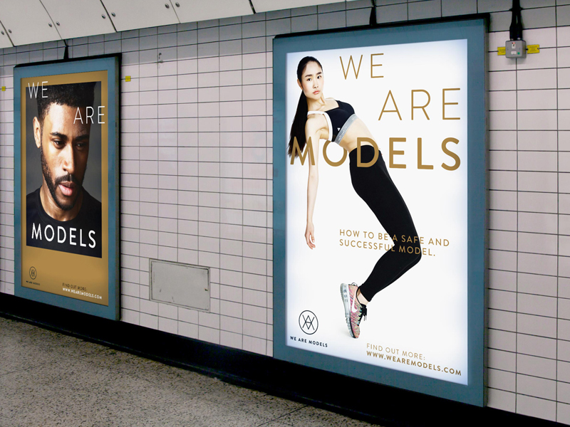 We Are Models / Advertising by Sam Lambert on Dribbble