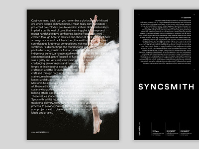 Syncsmith Poster (Flat) art direction design poster print promotional