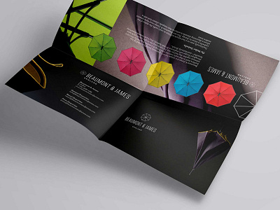 Beaumont & James branding design print