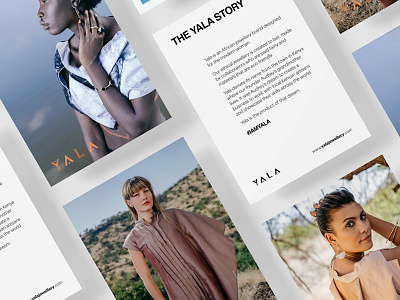 YALA (Update) art direction bristol colour fashion identity print startup uk