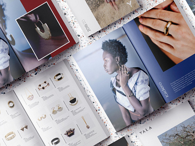 YALA Lookbook Spreads art direction bath brand branding bristol brochure design design fashion graphic design lookbook print startup uk