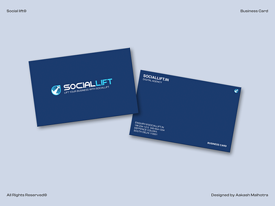 Social lift- Business card and Poster Design 3d aakash aakash malhotra billboard design brand and visual identity design brand designer brand identity branding branding expert business card business card design graphic design logo logo designer magazine magazine design mockups poster ui visual identity