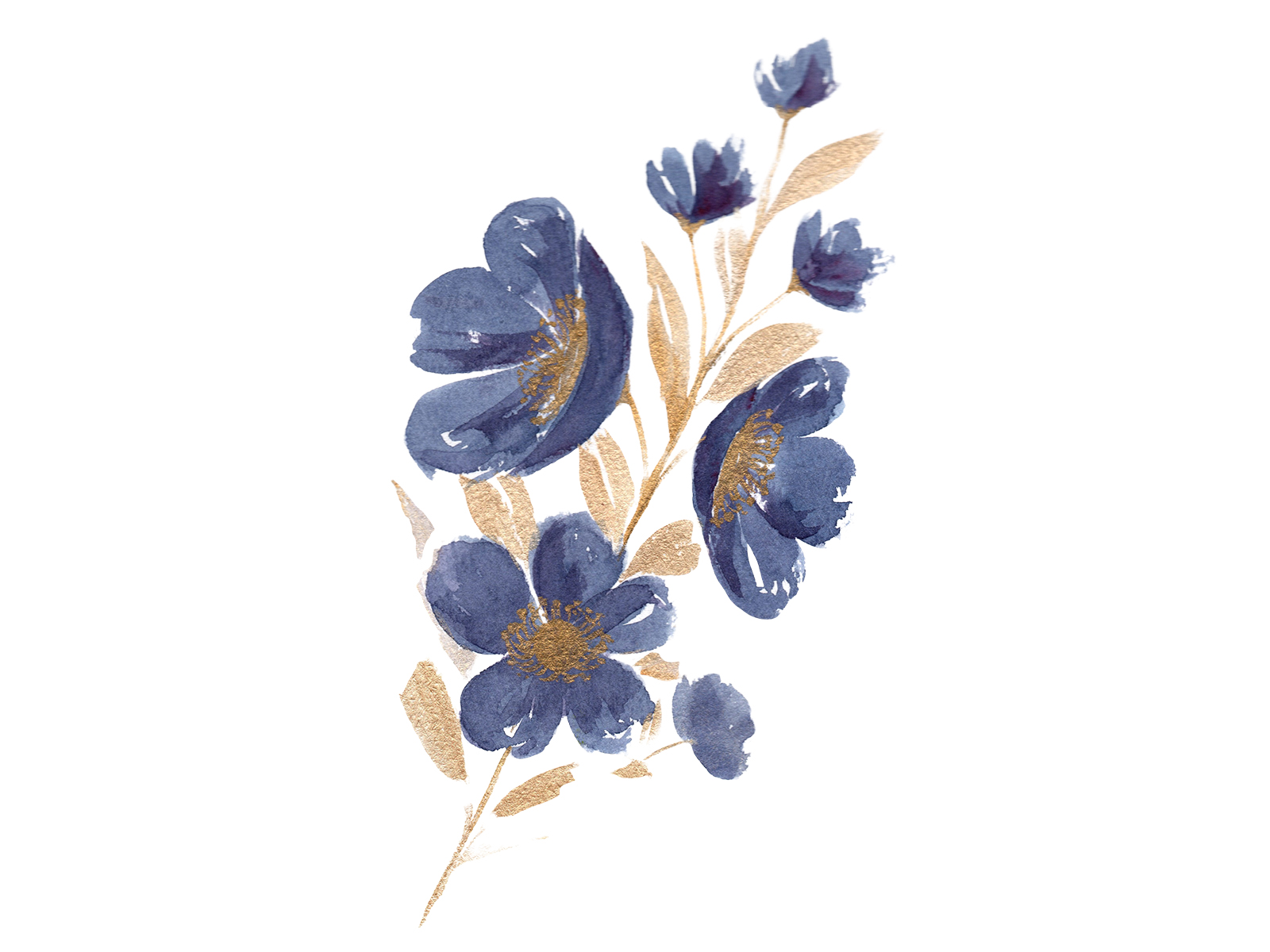 loose flower bouquet watercolor no.03 by Planolla on Dribbble