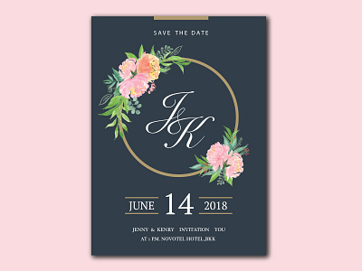 Wedding card with peony flowers coming soon 2018 card design flowers invitation card peony template watercolour wedding