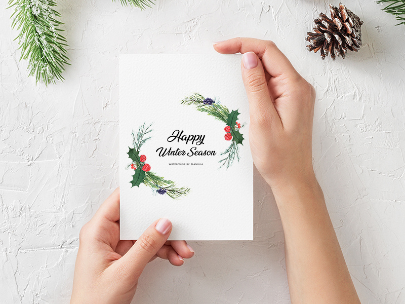 Greeting Card Dribbble by Planolla on Dribbble