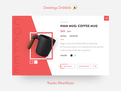 Greetings Dribbble card design product typo typography web website