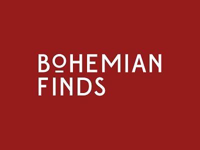 Logo for a British Clothing Brand bohemian branding custom typeface finds logo underground