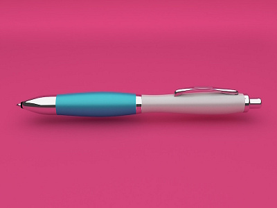 Just a pen. Elevated. 3d modelling blender cycles material nodes sculpture