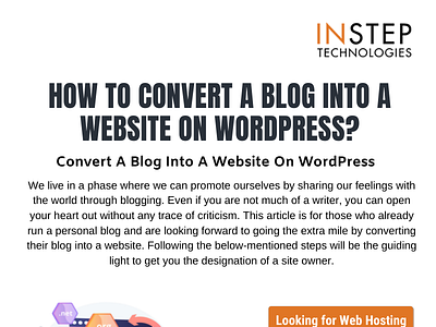 How to Convert a Blog into a Website on WordPress?