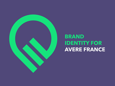 Avere brand branding digital eco green identity mobility vector