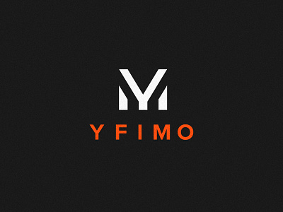 Yfimo brand branding graphic design identity logo orange
