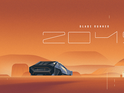 Blade Runner 2049 illustration movie poster scifi