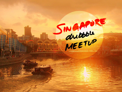 Singapore Dribbble Meetup handwritten meetup singapore