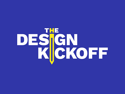 The Design Kickoff Logo Variant 102 branding design logo ringside