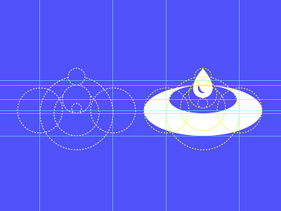 Logo experiment - Ripple golden ratio icon illustrator logo pictogram