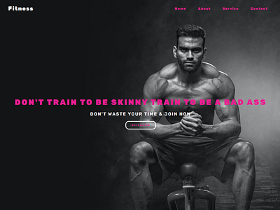 Fitness GYM Landing Page Design