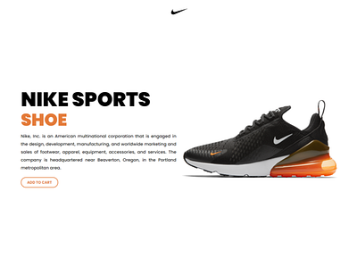 Nike | Landing Page Design astra bootstrap branding css design elementor html illustration javascript jquery logo php responsive sass ui ux vector webdesign webdevelopment wordpress