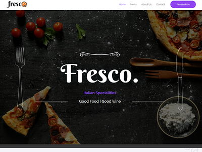 Restaurant | Website branding css design html illustration javascript logo ui ux vector