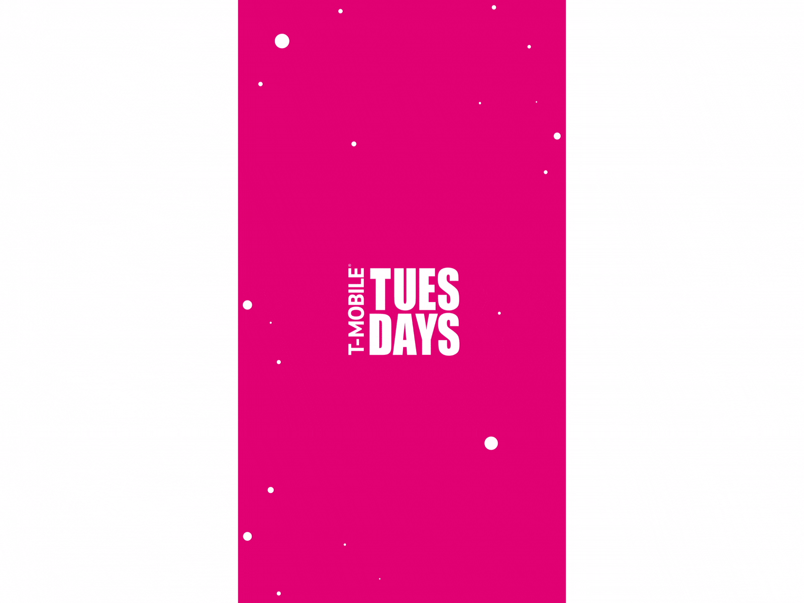 T-Mobile Tuesdays App preloader animation 2d after effects animation lottie motion motion graphics vector