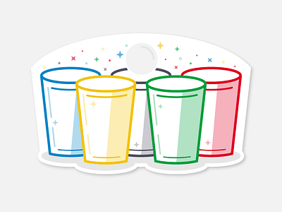 Beer Pong 2020 2020 beer olympics pong rings stickermule