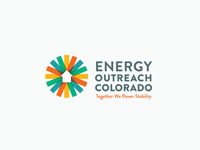 Energy Outreach Colorado design illustration logo non profit stationery design visual identity