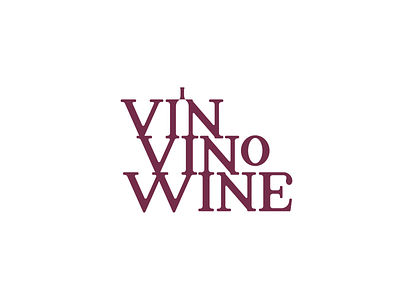 Vin Vino Wine branding design illustration logo typography visual design website