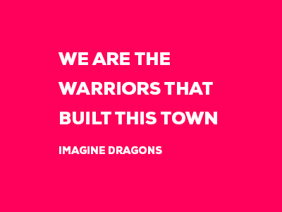 Monday Playlist, Imagine Dragons imagine dragons lyrics minimalism music typography