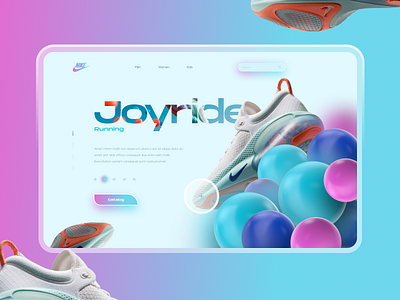 Joyride (Nike) - Web Design