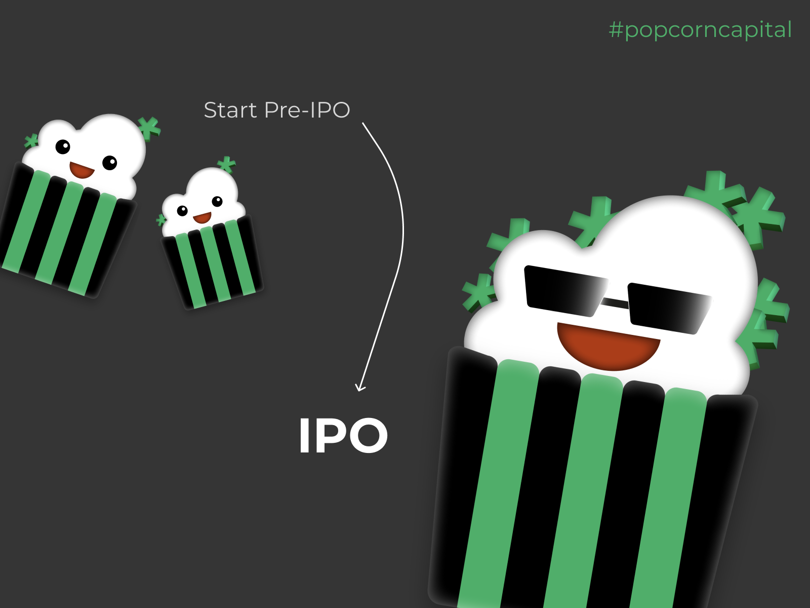 Illustration investment/ Popcorn Capital by Design Mashine on Dribbble