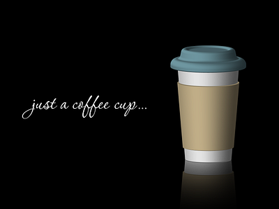 Illustration just a coffee cup adobeillustrator art coffee cup cupofcoffee design designer graphic design illustartion