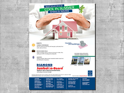 Diamond Jumbolon Board branding brochure design flyer illustration logo magazine ad newspaper ad