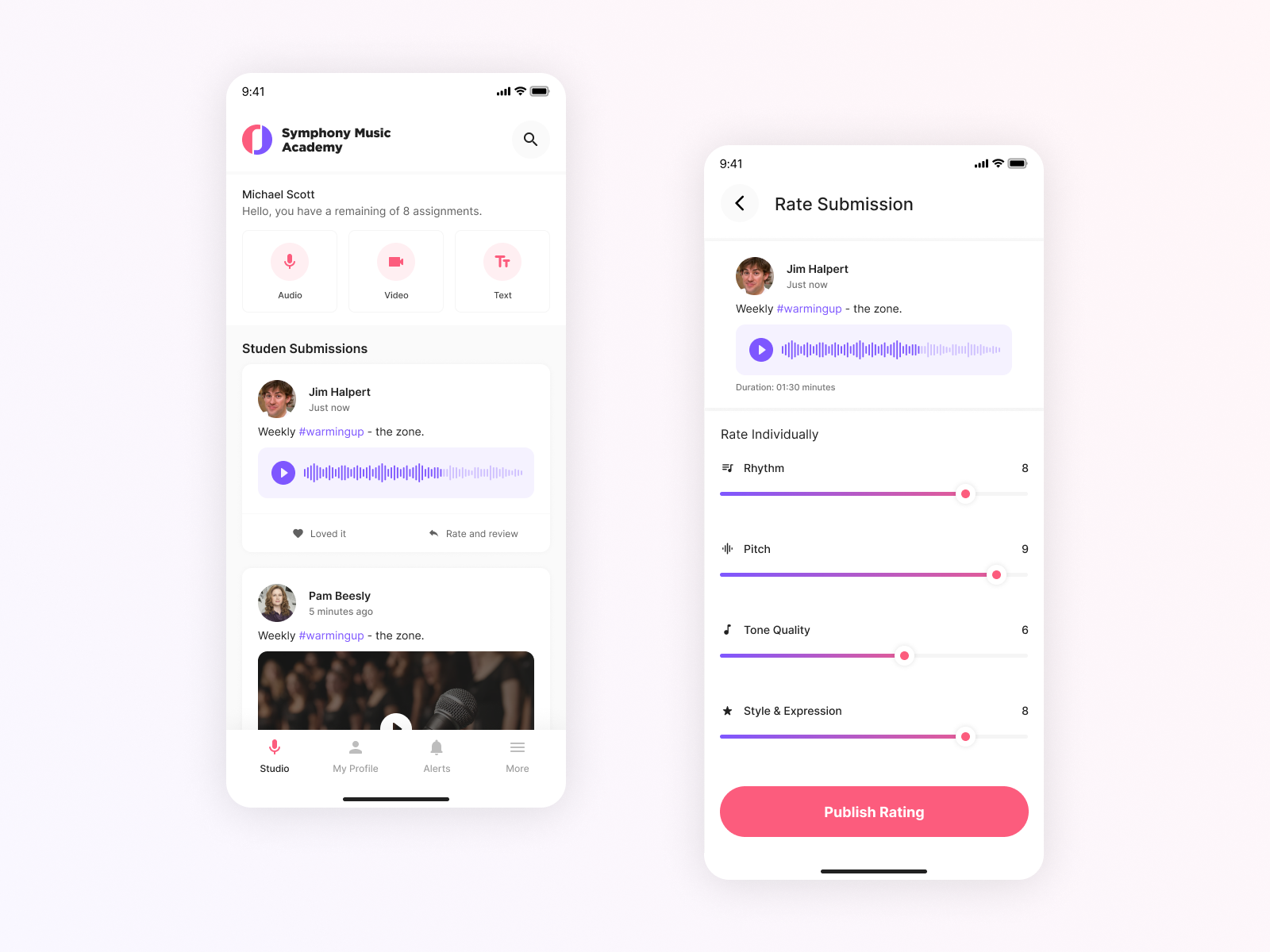 An Old Project. Music Learning Application by Designer on Dribbble
