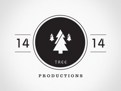 1414 Tree Logo 1414 branding debut film identity logo