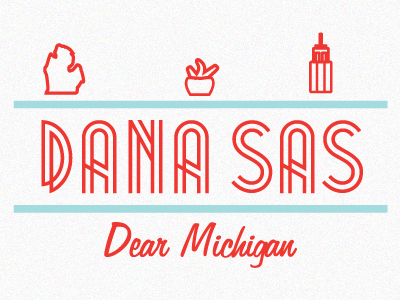 Dana Sas Logo branding danasas identity josipkelava logo metropolis1920 michigan