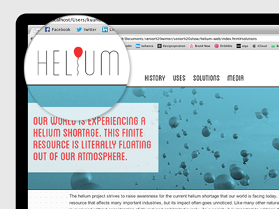 Helium Website branding helium logo uiux web webdesign