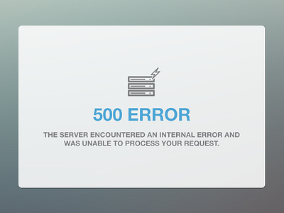 500 Error