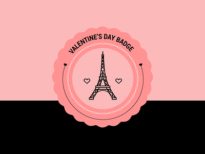 Valentine's Day badge