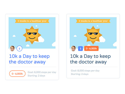 Matchup challenge cards exploration grid hi kuu kuuhubbard typography ui ux