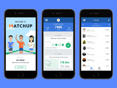 Matchup for iOS app fitness hi kuu ios kuuhubbard launch matchup mobile teammatchup wellness