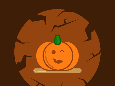 Pumpkin autumn halloween fall hi kuu hikuu illustration kuuhubbard pumpkin vector