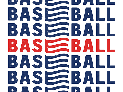 Baseeeeball baseball league mono texture type typography