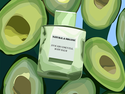 Avocado balm design