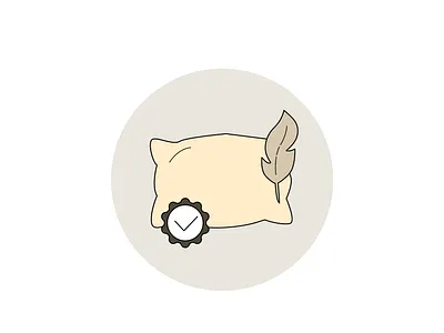 Vector icon for cushion quality adobe illustrator art branding business color cushion design graphic design highlight icon icon set illustration logo motion graphics quality sticker ui vector vector art website