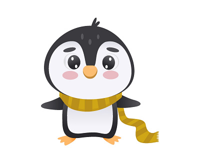 Cute penguin character