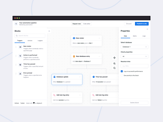 Flowy Flowchart Engine by Alyssa X on Dribbble