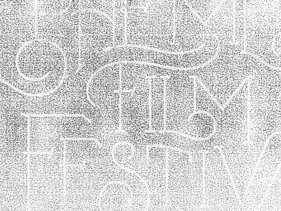 Ephemeral Film Festival Branding Concept hand layout lettering type typography