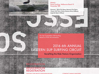 ESSC Flyer design essc florida flyer surf surfing