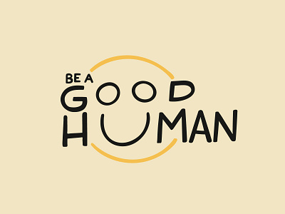 Be A Good Human Logo