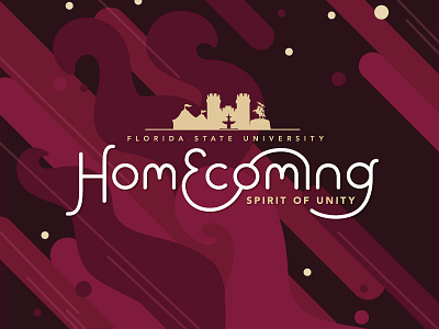 FSU Homecoming 2017 design florida graphic homecoming spirit state theme type typography unity vector